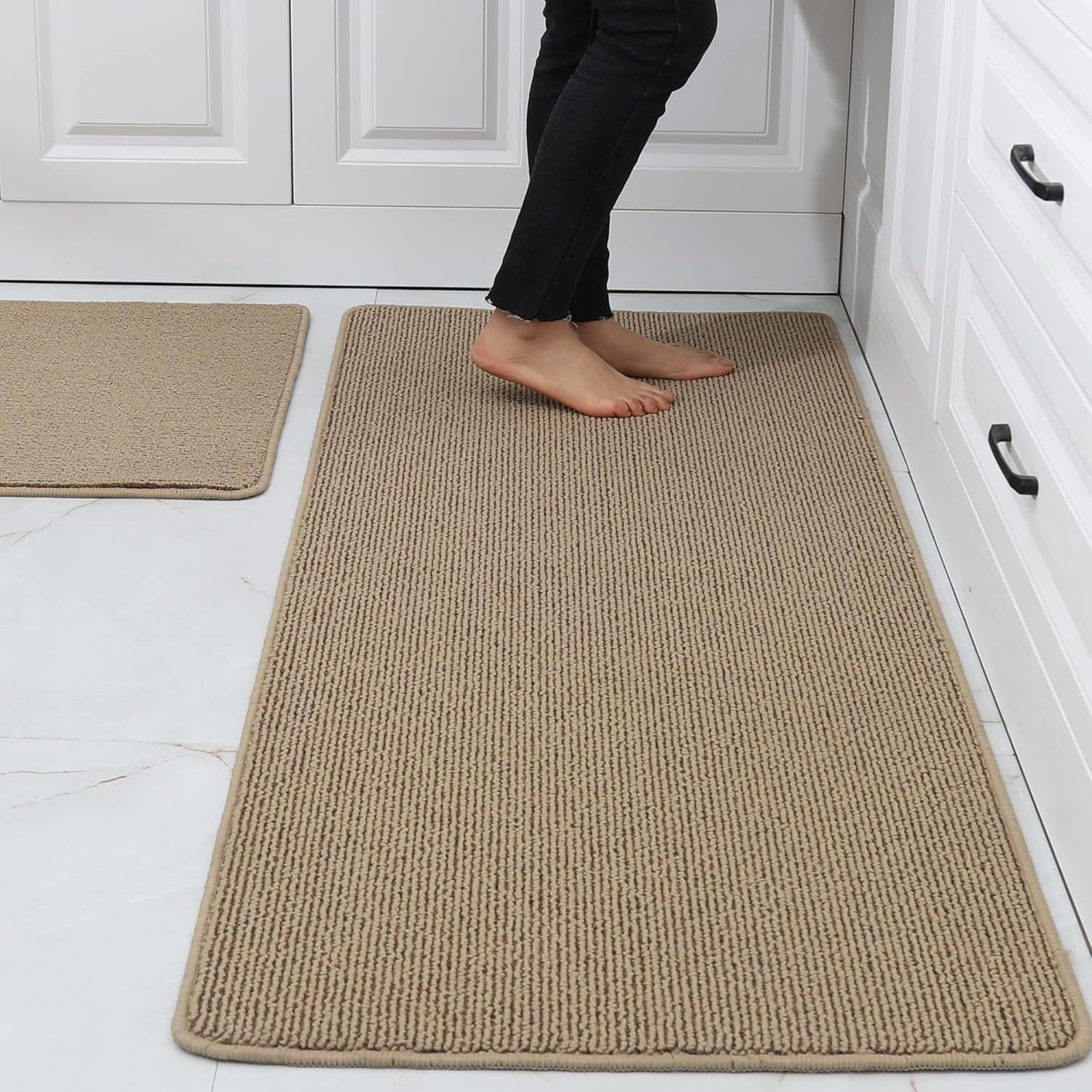 Soft Anti-Slip Kitchen Rug Mat Polypropylene Machine Washable TPR Backing - Picture 29 of 31