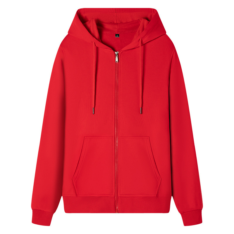 New Zipper Hoodie Men and Women Hooded Jacket Loose Sports Casual Sweatshirt Top - Picture 17 of 20