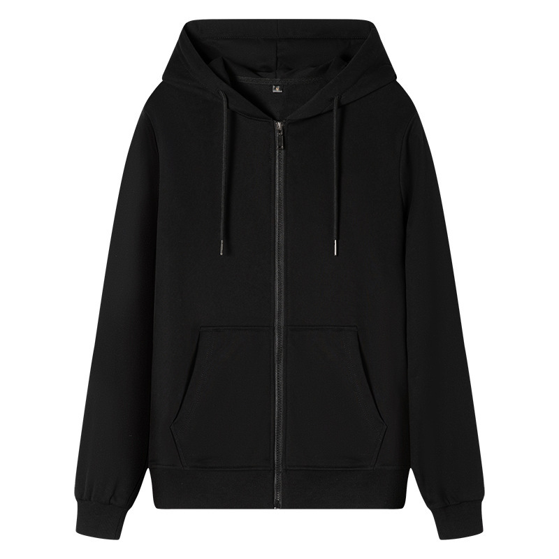 New Zipper Hoodie Men and Women Hooded Jacket Loose Sports Casual Sweatshirt Top - Picture 20 of 20
