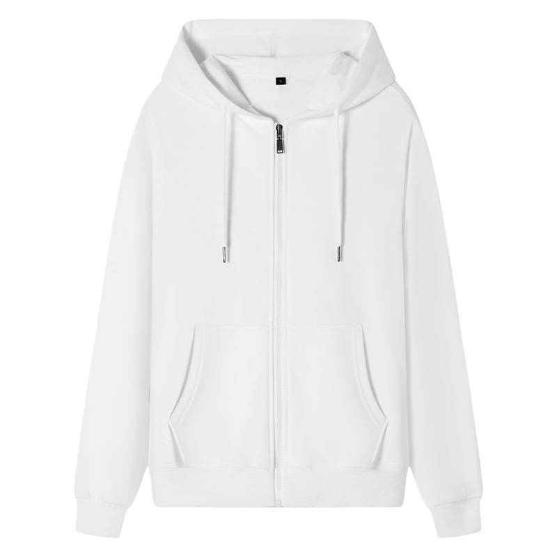 New Zipper Hoodie Men and Women Hooded Jacket Loose Sports Casual Sweatshirt Top - Picture 19 of 20