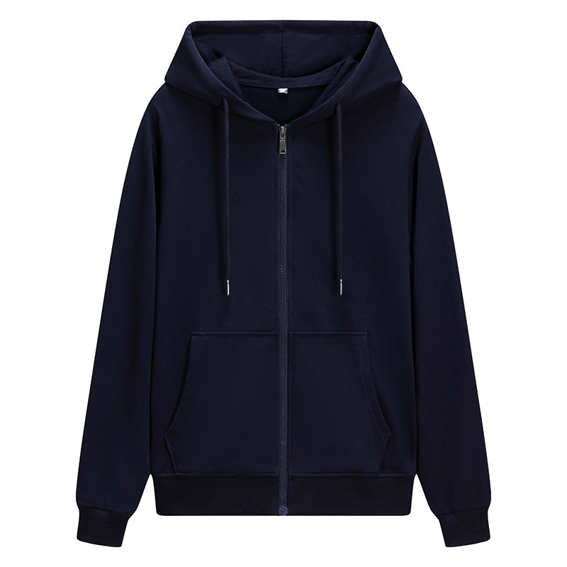 New Zipper Hoodie Men and Women Hooded Jacket Loose Sports Casual Sweatshirt Top - Picture 16 of 20