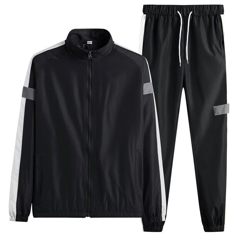 2Pcs Mens Tracksuit Sets Sweatshirt Pants Bottoms Casual Sports Set Jogging Suit - Bild 19 von 24