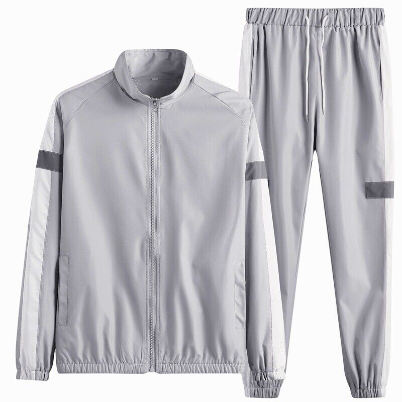 2Pcs Mens Tracksuit Sets Sweatshirt Pants Bottoms Casual Sports Set Jogging Suit - Bild 21 von 24