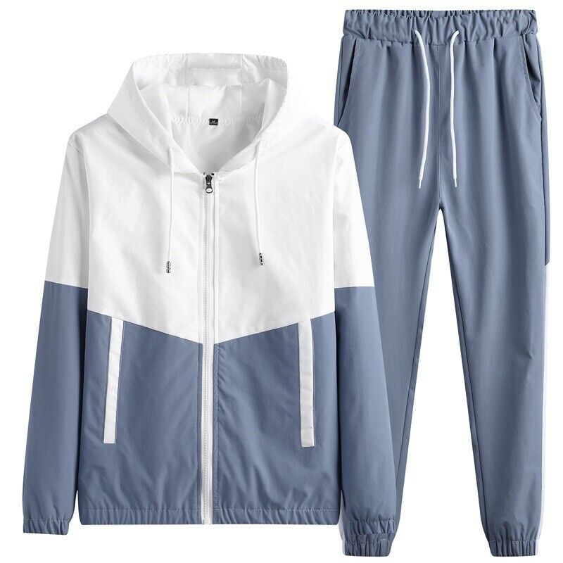 2Pcs Mens Tracksuit Sets Sweatshirt Pants Bottoms Casual Sports Set Jogging Suit - Bild 23 von 24