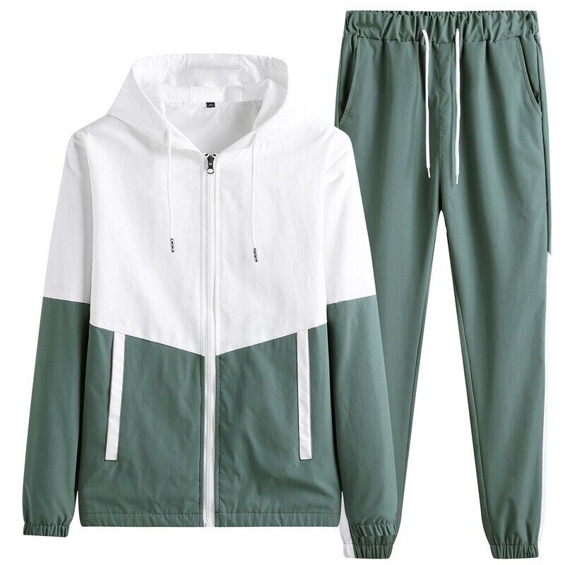 2Pcs Mens Tracksuit Sets Sweatshirt Pants Bottoms Casual Sports Set Jogging Suit - Bild 24 von 24