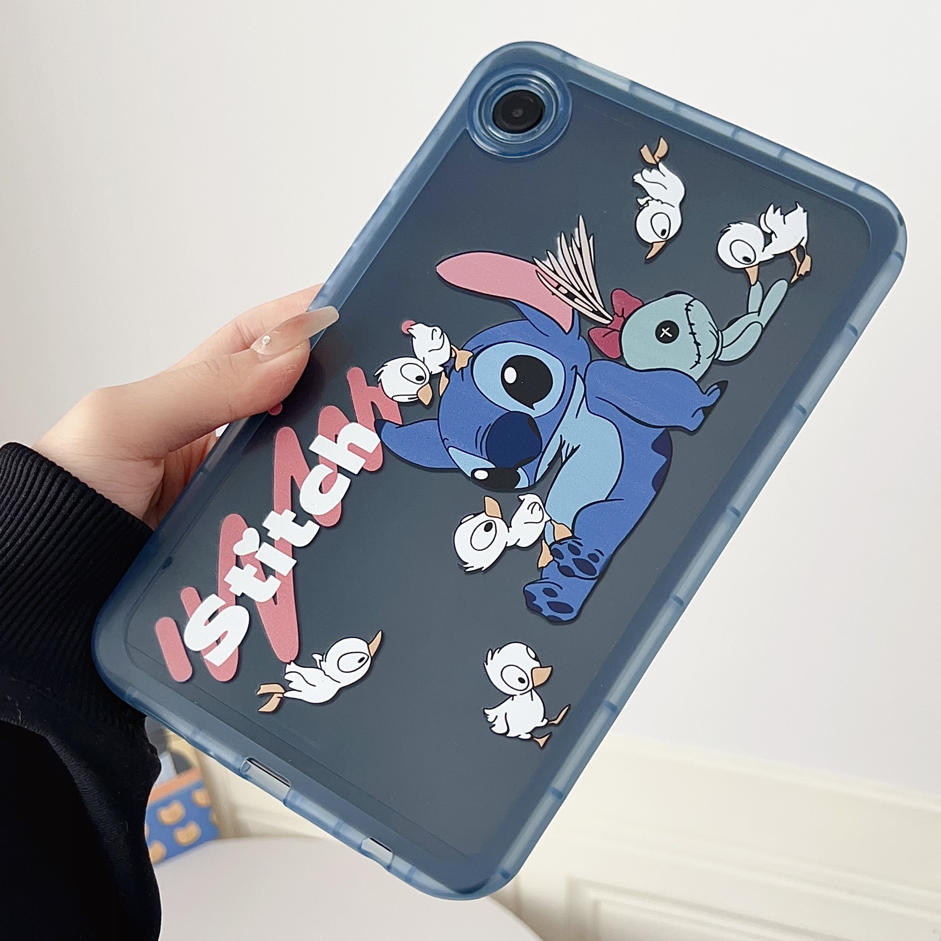Transparent Shockproof Lilo Stitch Case For iPad 7/8/9/10th Gen 10.2 10.9 Air 11 - Bild 15 von 16
