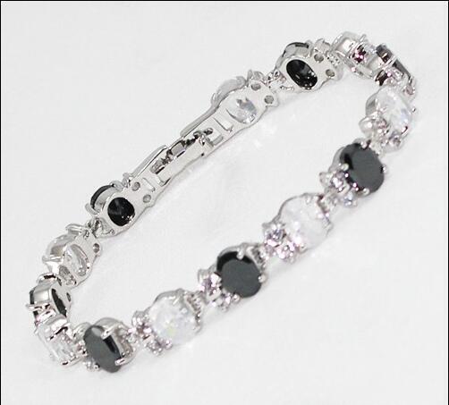 Valentine's Day Gift Fashion Crystal Opal 18K Gold Plated Bracelet Party Jewelry - Picture 18 of 56