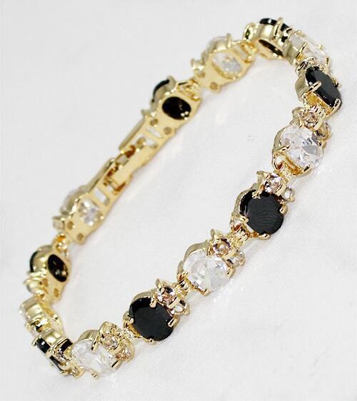 Valentine's Day Gift Fashion Crystal Opal 18K Gold Plated Bracelet Party Jewelry - Picture 19 of 56