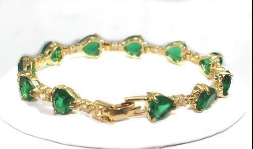 Valentine's Day Gift Fashion Crystal Opal 18K Gold Plated Bracelet Party Jewelry - Picture 25 of 56