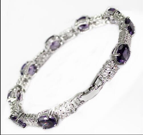 Valentine's Day Gift Fashion Crystal Opal 18K Gold Plated Bracelet Party Jewelry - Picture 31 of 56