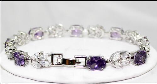 Valentine's Day Gift Fashion Crystal Opal 18K Gold Plated Bracelet Party Jewelry - Picture 33 of 56