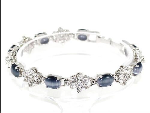 Valentine's Day Gift Fashion Crystal Opal 18K Gold Plated Bracelet Party Jewelry - Picture 40 of 56