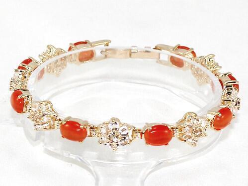 Valentine's Day Gift Fashion Crystal Opal 18K Gold Plated Bracelet Party Jewelry - Picture 53 of 56