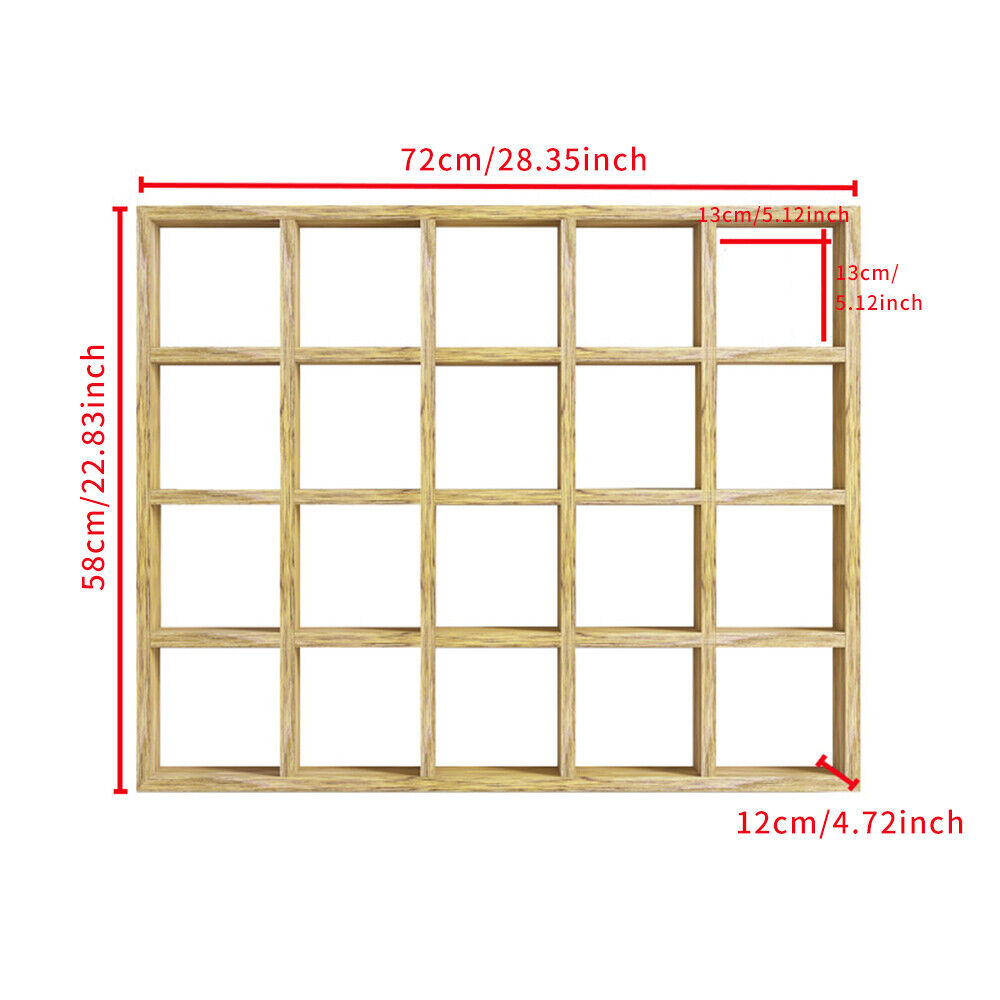 Wooden Zisha Teapot Teacup Curio Wall Shelf Collectibles Display Rack Shelf UK