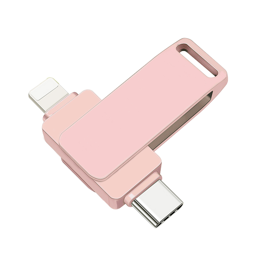 3in1 Flash Drive USB 3.0 TYPE-C Pen External Photo Stick For iPhone iPad Samsung - Afbeelding 14 van 15
