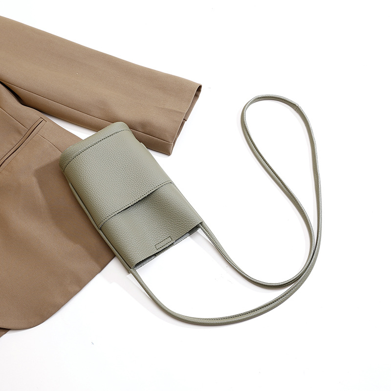 New Womens Fashion Versatile Soft Leather Crossbody Phone Bag Shoulder Bag - Picture 27 of 31