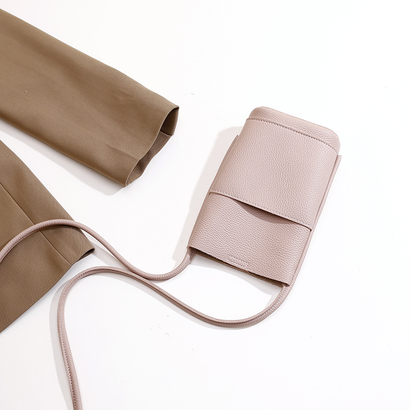 New Womens Fashion Versatile Soft Leather Crossbody Phone Bag Shoulder Bag - Picture 28 of 31