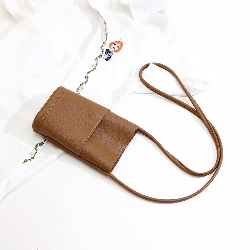 New Womens Fashion Versatile Soft Leather Crossbody Phone Bag Shoulder Bag - Picture 29 of 31