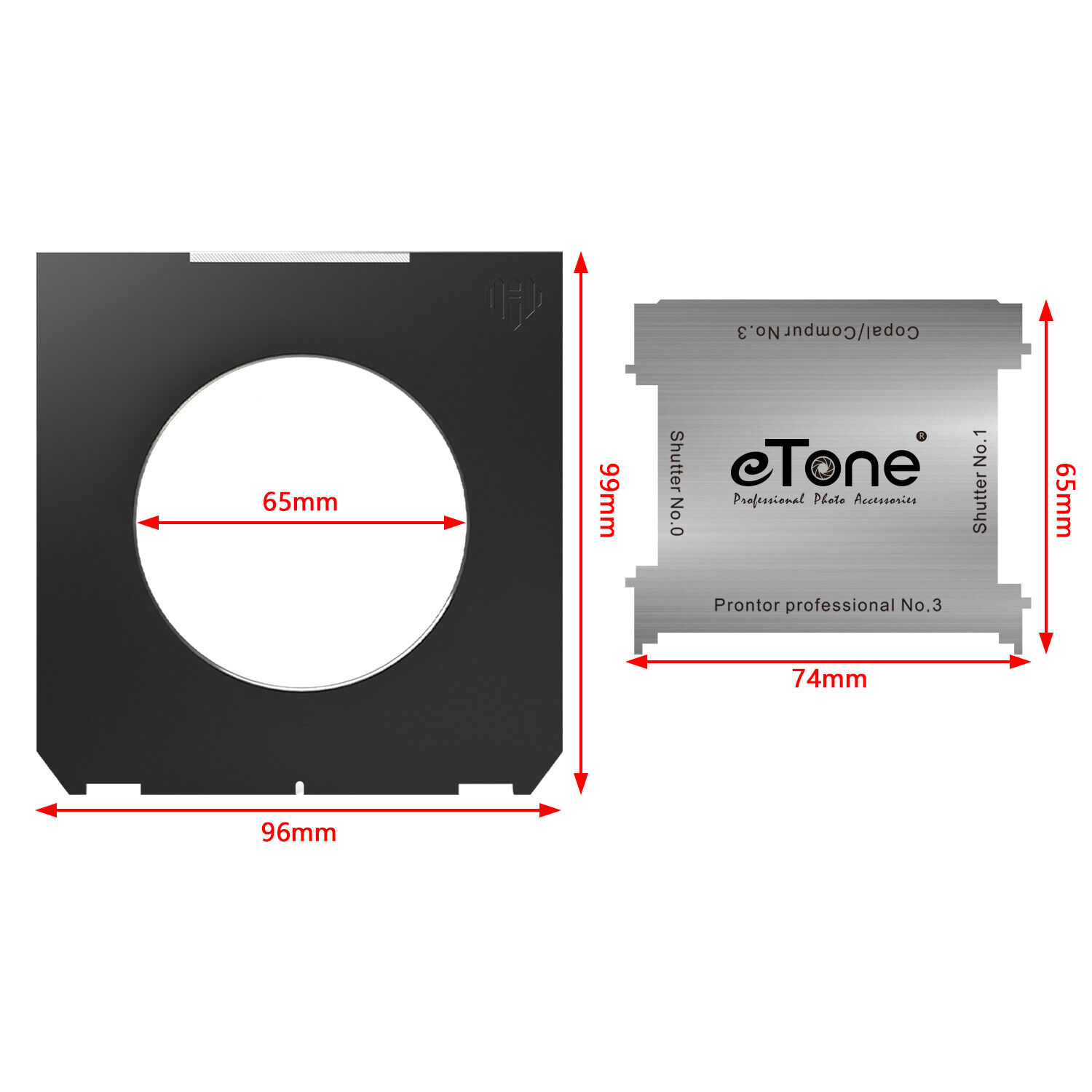 Scheda obiettivo foro centrale 96X99MM per Linhof Wista ebano + chiave chiave obiettivo strumento - Foto 11 di 11