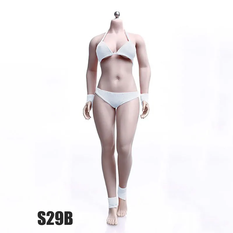 Figura Phicen TBLeague S28A/S29B 1/6 femmina pallida/abbronzatura senza cuciture corpo paffuto 12 pollici - Foto 13 di 14