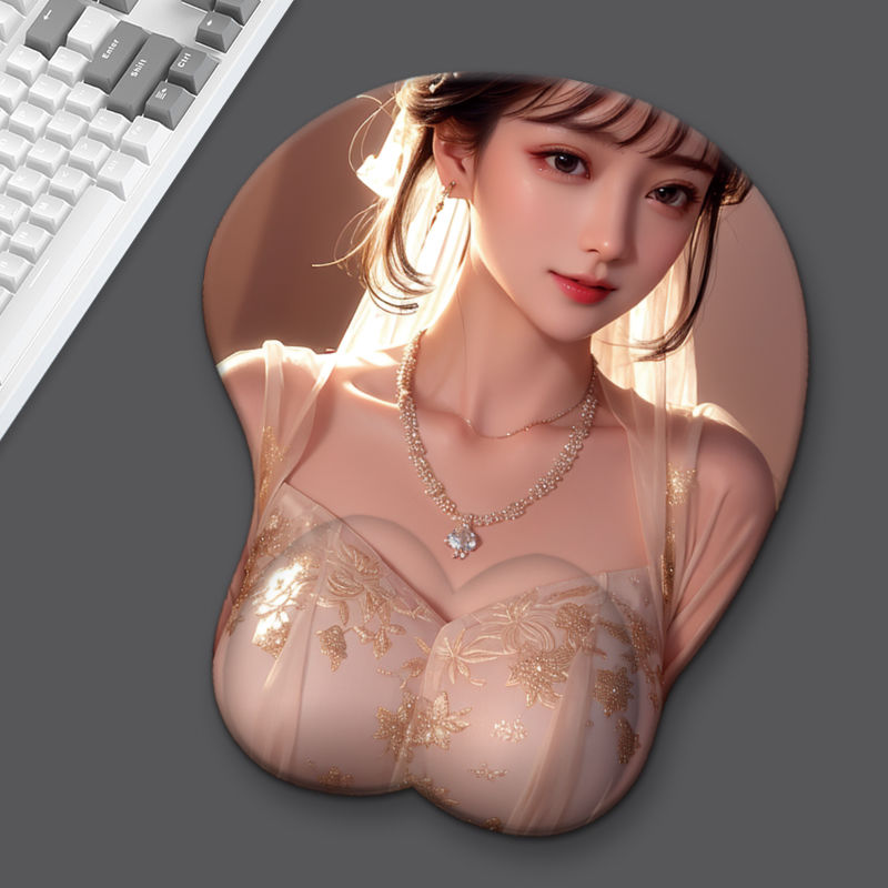 Animation 3D breast mouse pad anime super large silicone wrist guard beauty - Picture 17 of 19