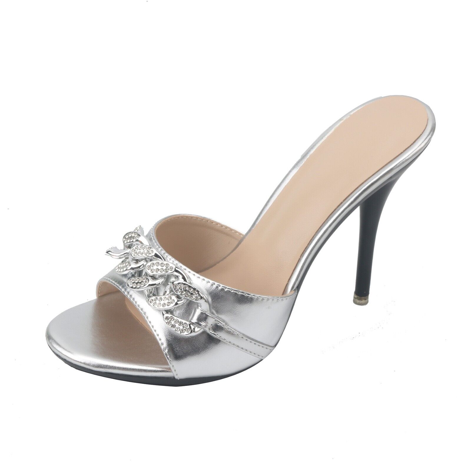 2025 Women High Heels Slipper Shoes Open Toe Summer Casual Sandals Comfort Mules - Picture 20 of 20