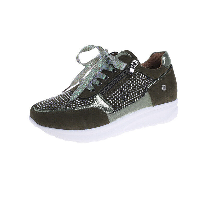 Ladies Womens Running Trainers Sneakers Slip On Walking Gym Comfy Fashion Shoes - Picture 17 of 18