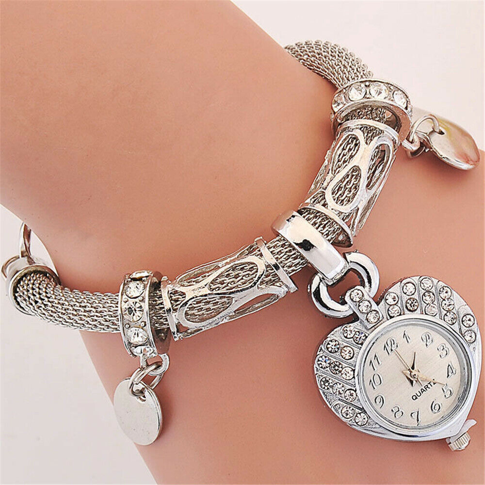 New Bracelet Wrist Watch for woman silver gold bangle band crystal lady Fashion - Picture 16 of 16