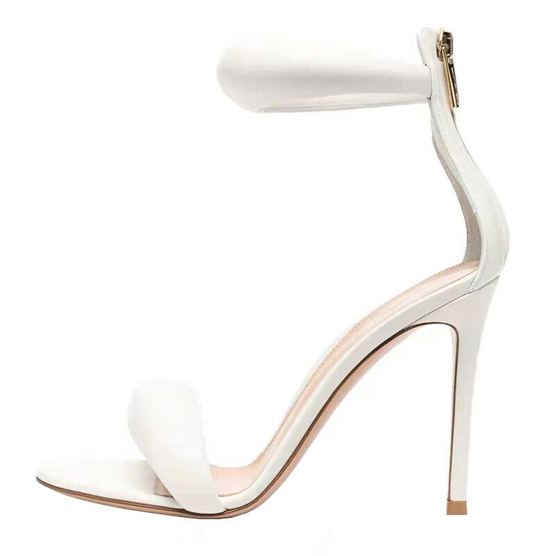 One Strappy Open Toe Sexy Stiletto High Heels Womens Summer Sandals Party Shoes - Picture 15 of 21