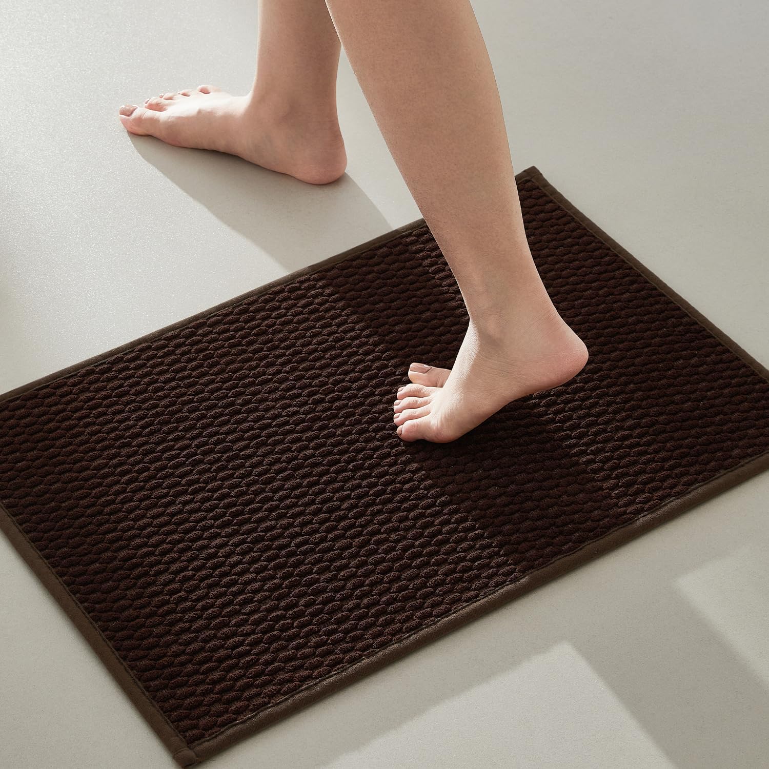 2025 Non-Slip Bathroom Rugs - Quick Dry Ultra Absorbent Thin Low Pile Bath Mat - Picture 28 of 43