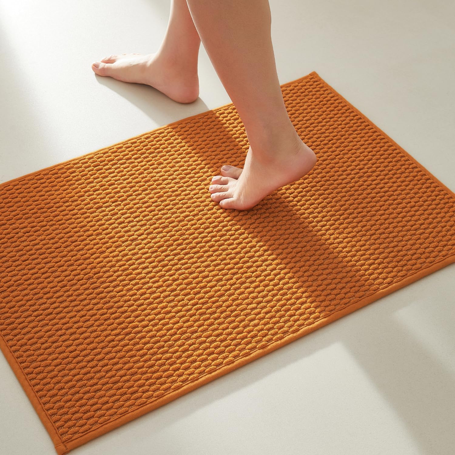 2025 Non-Slip Bathroom Rugs - Quick Dry Ultra Absorbent Thin Low Pile Bath Mat - Picture 33 of 43