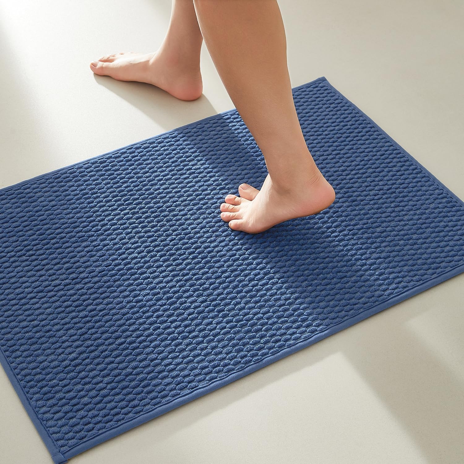 2025 Non-Slip Bathroom Rugs - Quick Dry Ultra Absorbent Thin Low Pile Bath Mat - Picture 35 of 43