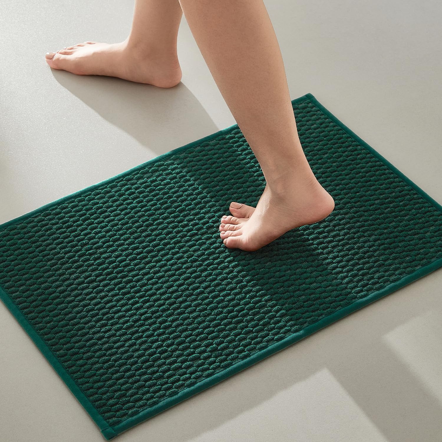 2025 Non-Slip Bathroom Rugs - Quick Dry Ultra Absorbent Thin Low Pile Bath Mat - Picture 36 of 43