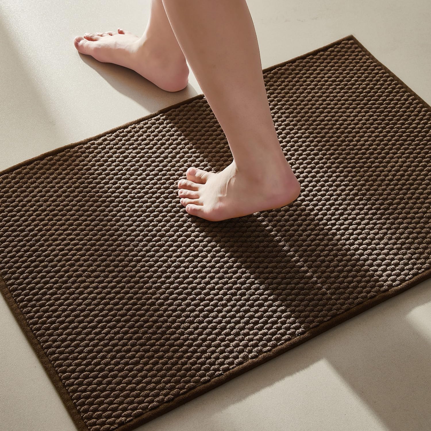 2025 Non-Slip Bathroom Rugs - Quick Dry Ultra Absorbent Thin Low Pile Bath Mat - Picture 43 of 43