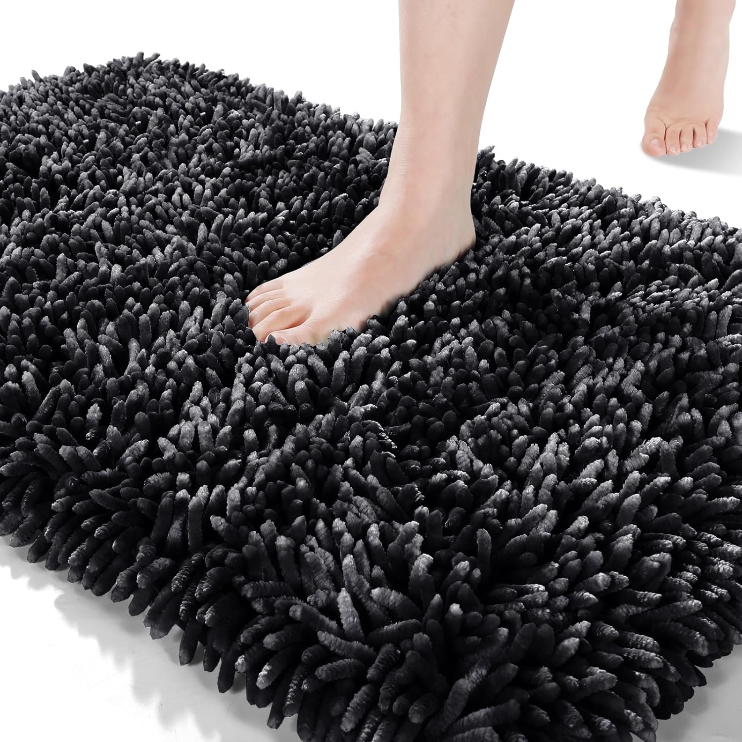 2025 Chenille Badematte - rutschfest super saugfähig maschinenwaschbar Duschvorleger - Bild 102 von 216