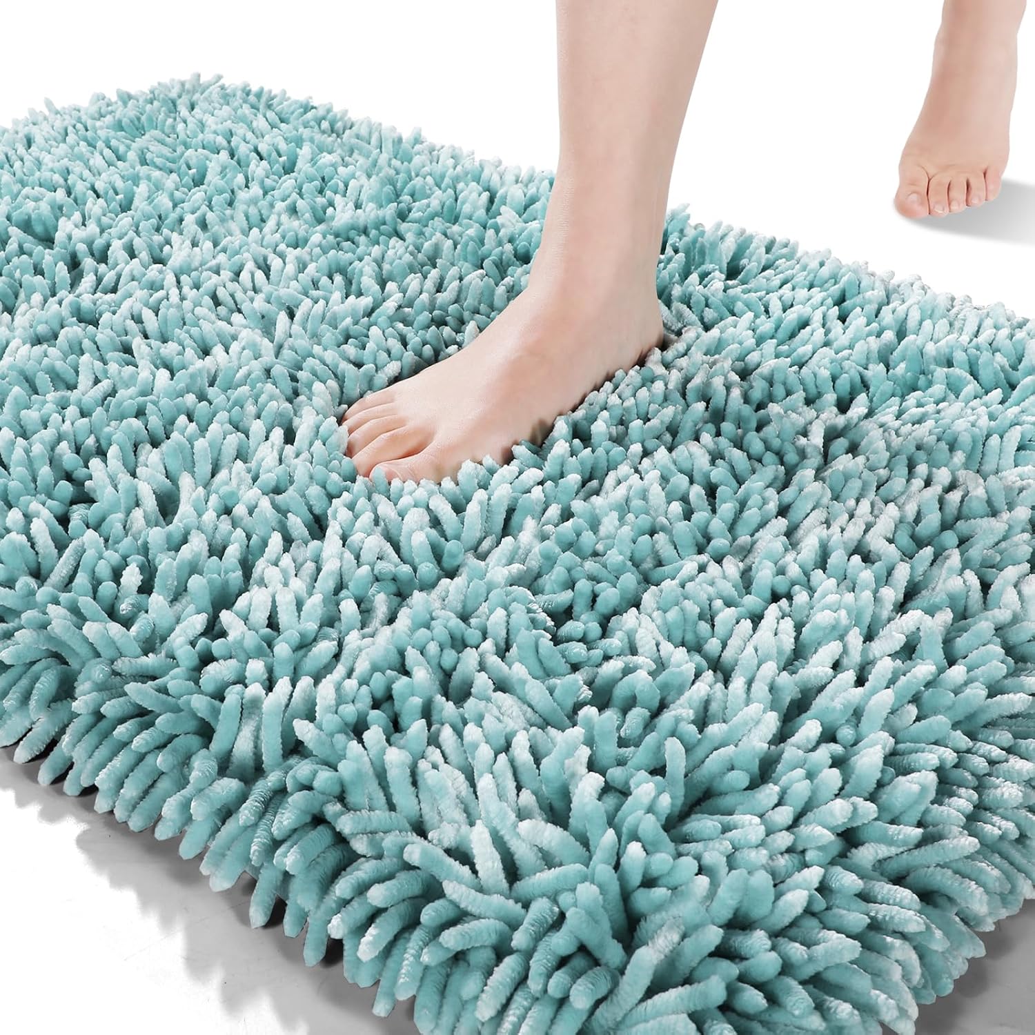 2025 Chenille Badematte - rutschfest super saugfähig maschinenwaschbar Duschvorleger - Bild 114 von 216