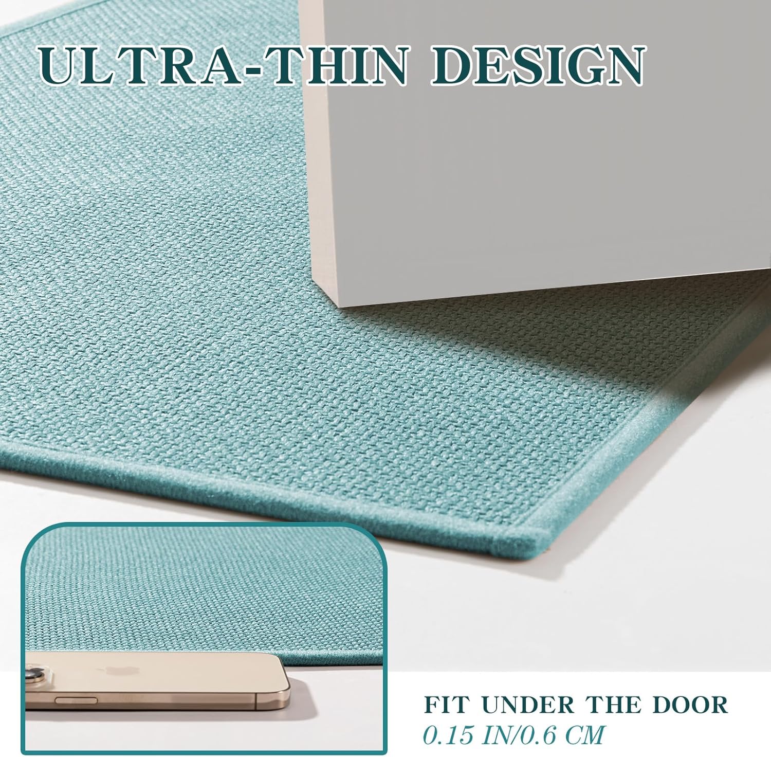 Ultra Thin Bath Mat - Non-Slip Quick Dry Absorbent Small Bathroom Rug - Picture 57 of 126