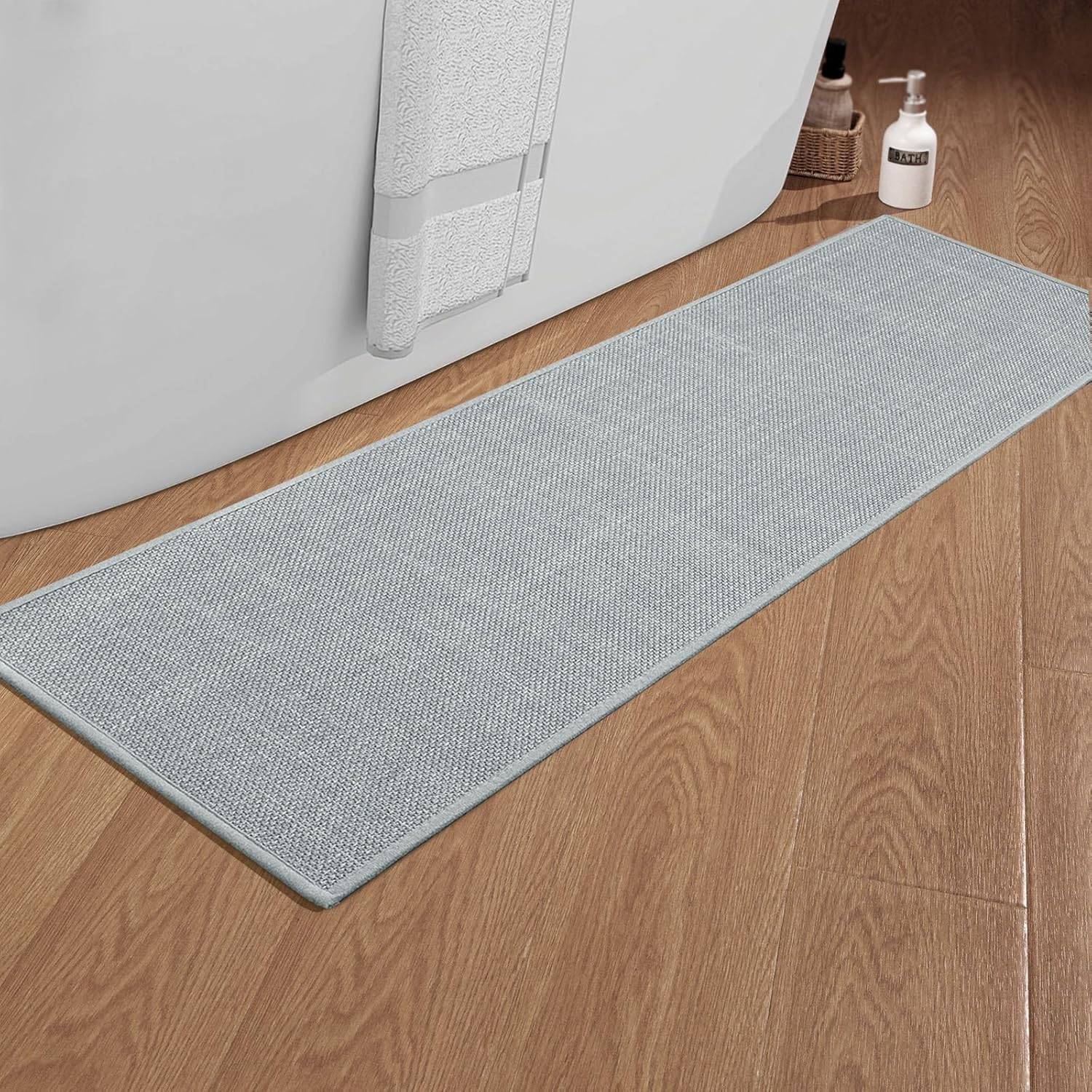 Ultra Thin Bath Mat - Non-Slip Quick Dry Absorbent Small Bathroom Rug - Picture 100 of 126