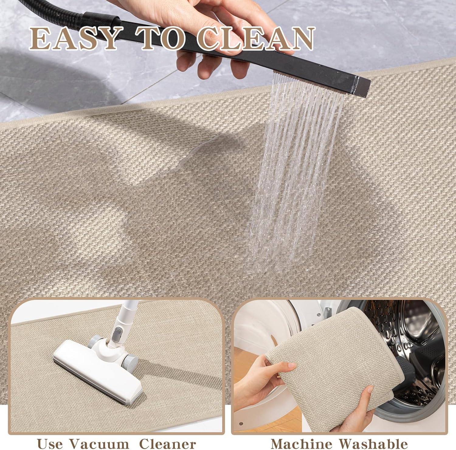 Ultra Thin Bath Mat - Non-Slip Quick Dry Absorbent Small Bathroom Rug - Picture 120 of 126