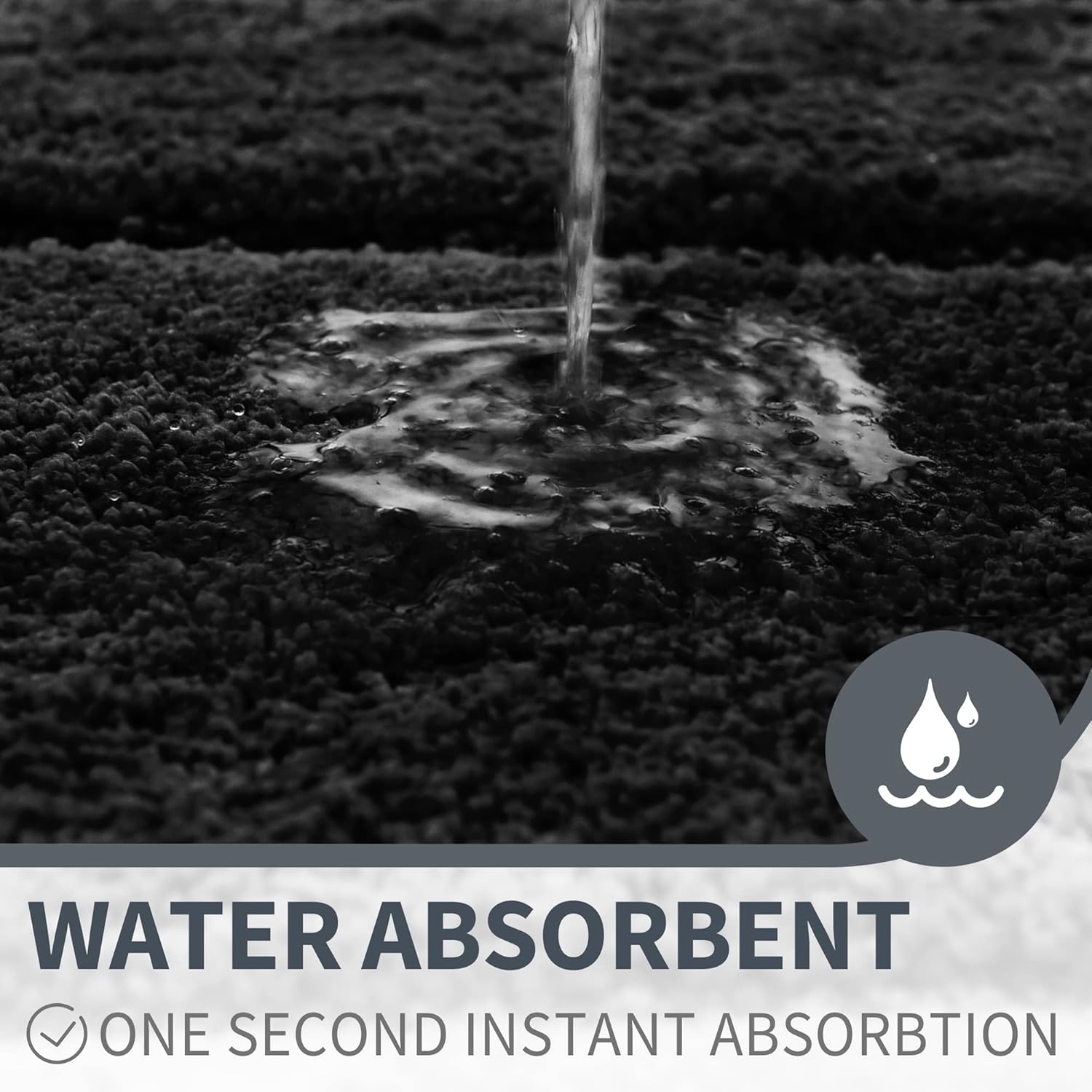 Alfombras de baño antideslizantes - Alfombrillas de ducha de microfibra ultra absorbentes lavables a máquina - Imagen 26 de 287