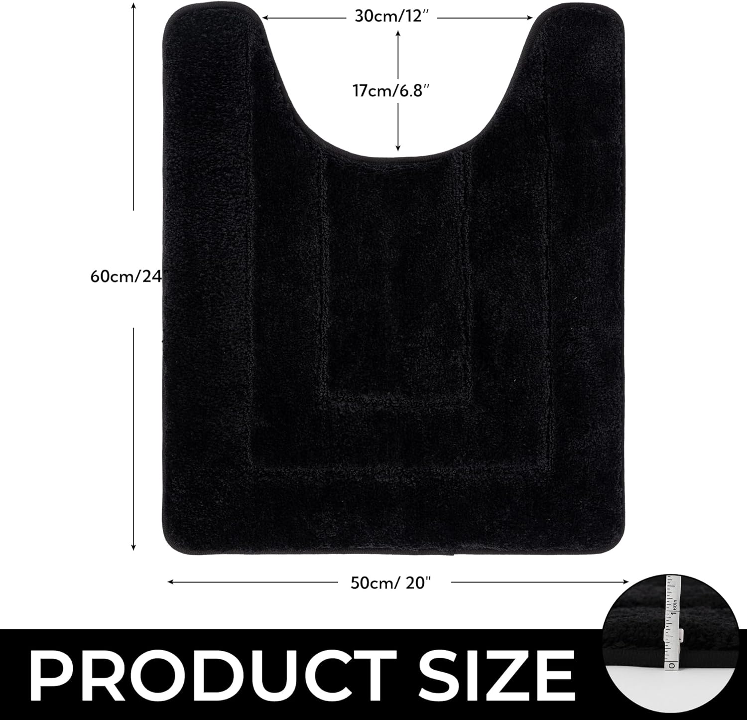 Alfombras de baño antideslizantes - Alfombrillas de ducha de microfibra ultra absorbentes lavables a máquina - Imagen 32 de 287