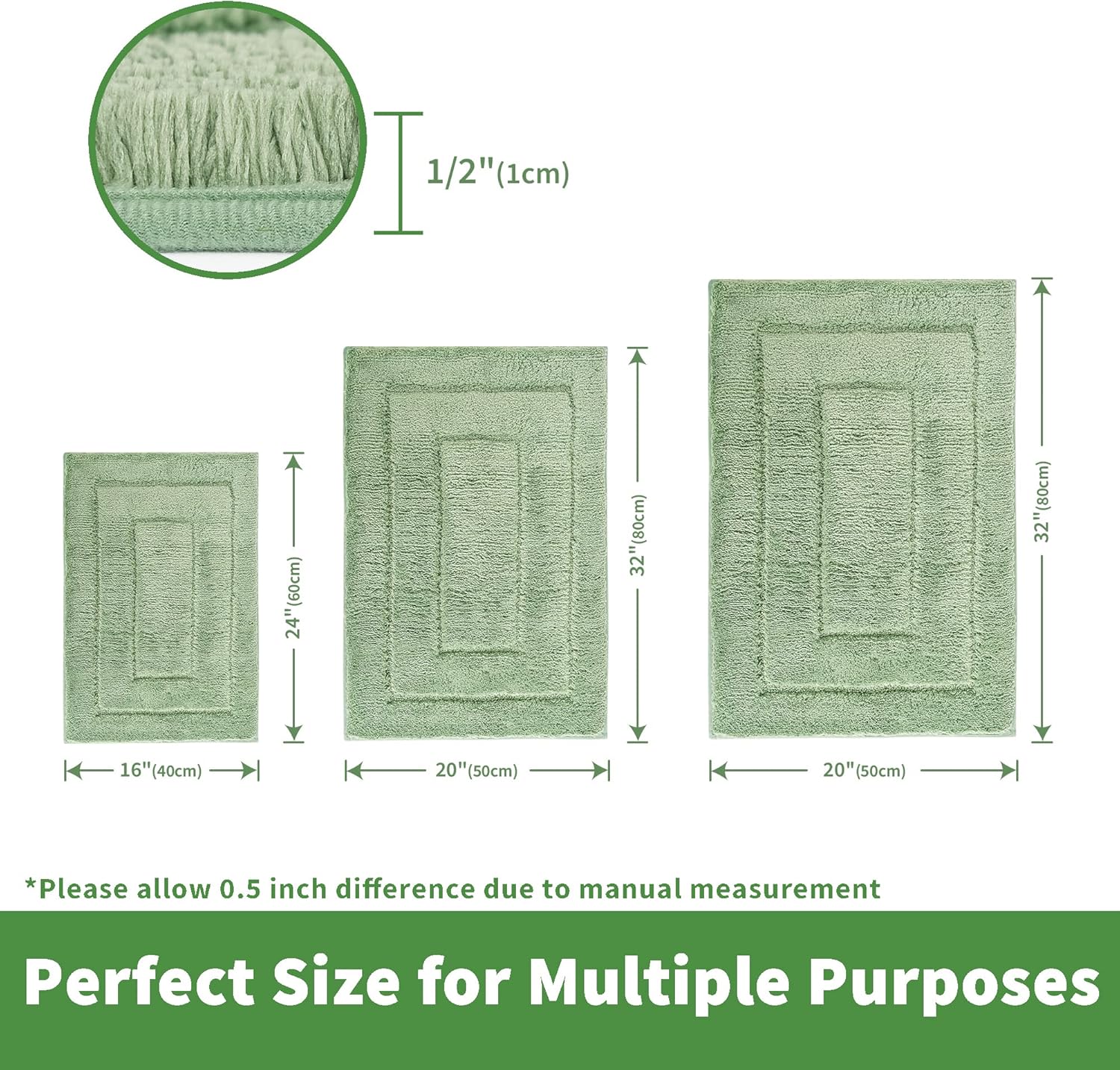 Alfombras de baño antideslizantes - Alfombrillas de ducha de microfibra ultra absorbentes lavables a máquina - Imagen 57 de 287