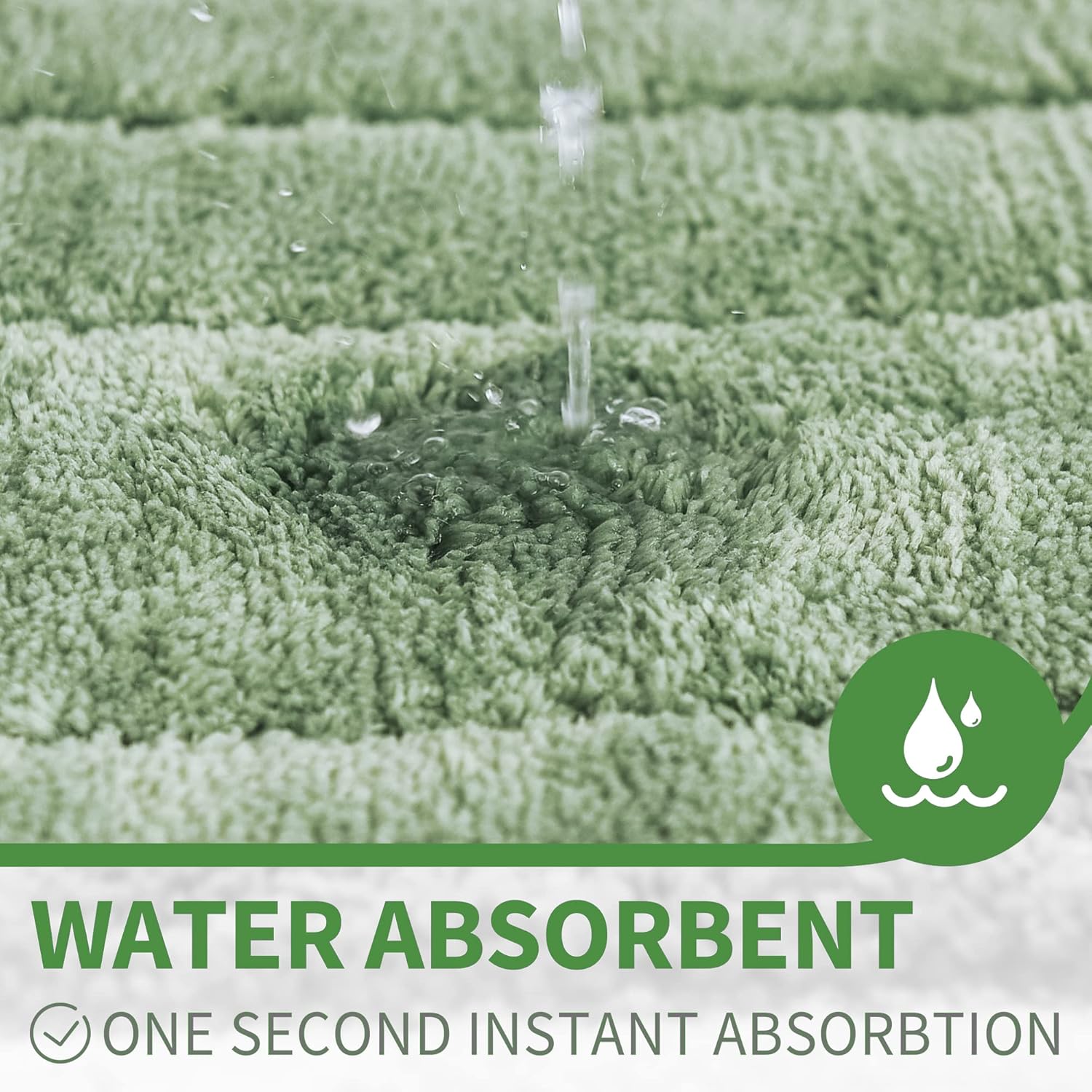 Alfombras de baño antideslizantes - Alfombrillas de ducha de microfibra ultra absorbentes lavables a máquina - Imagen 58 de 287