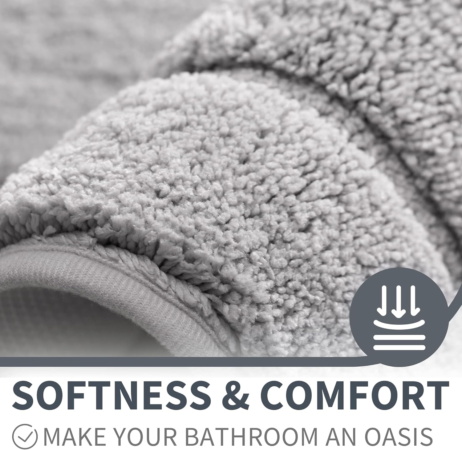 Alfombras de baño antideslizantes - Alfombrillas de ducha de microfibra ultra absorbentes lavables a máquina - Imagen 69 de 287