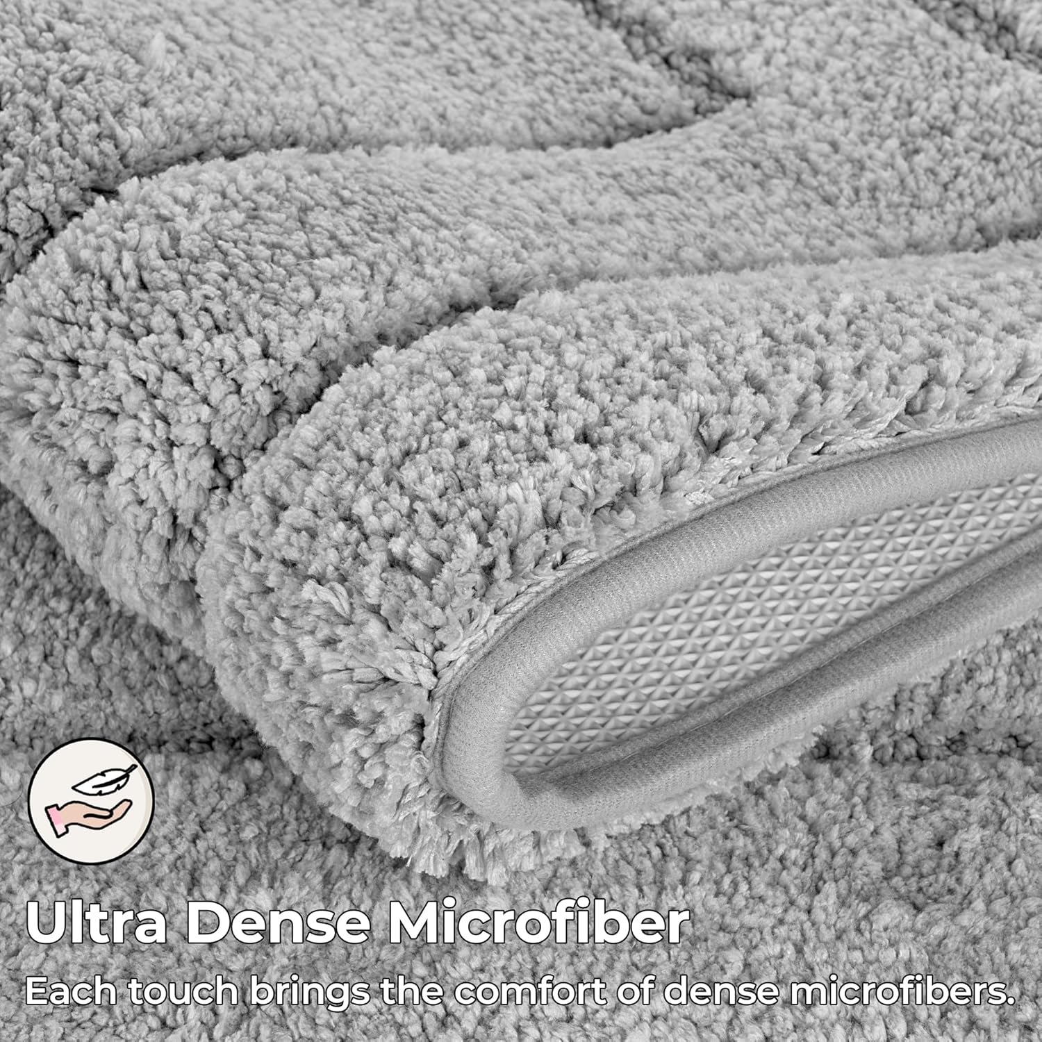 Alfombras de baño antideslizantes - Alfombrillas de ducha de microfibra ultra absorbentes lavables a máquina - Imagen 77 de 287