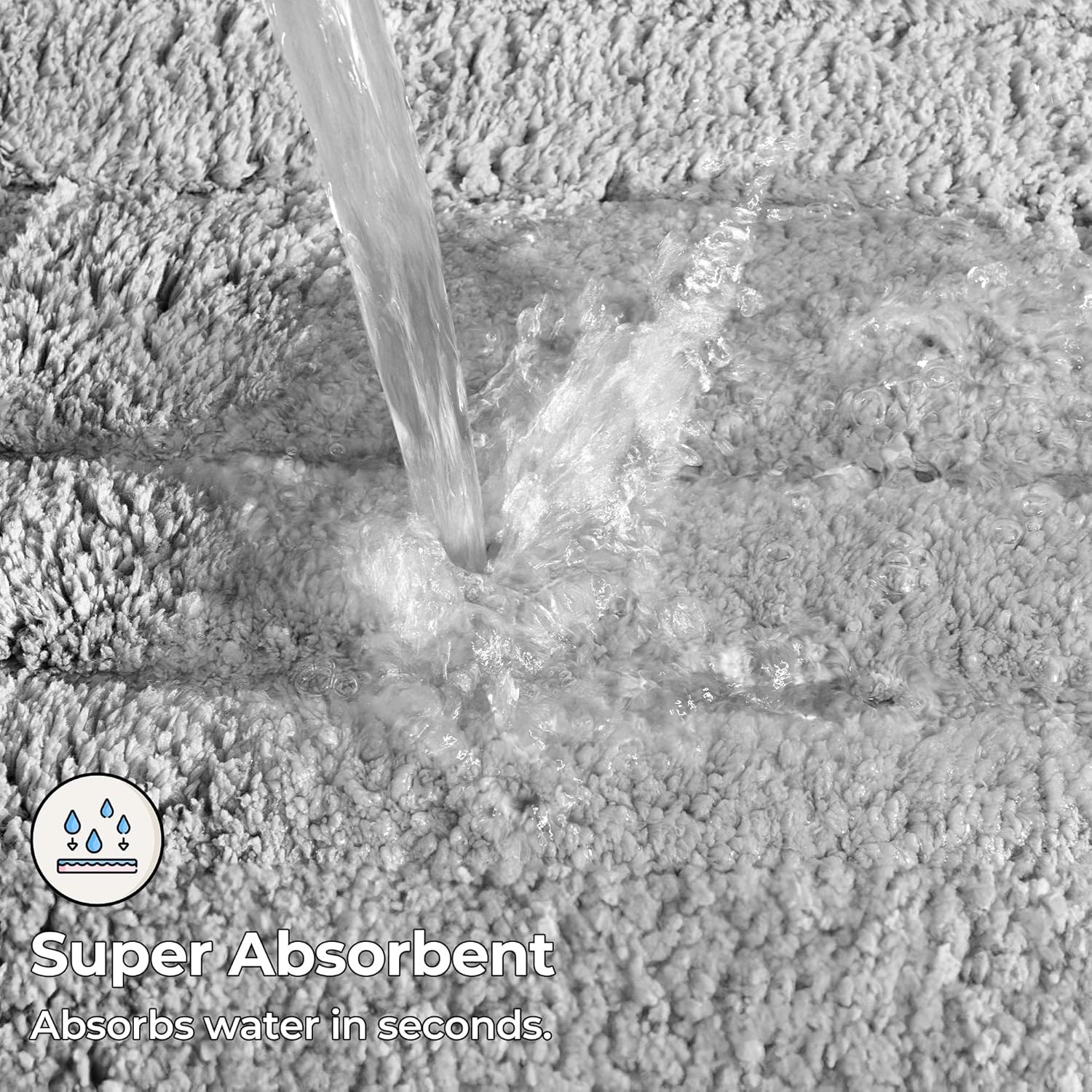 Alfombras de baño antideslizantes - Alfombrillas de ducha de microfibra ultra absorbentes lavables a máquina - Imagen 78 de 287