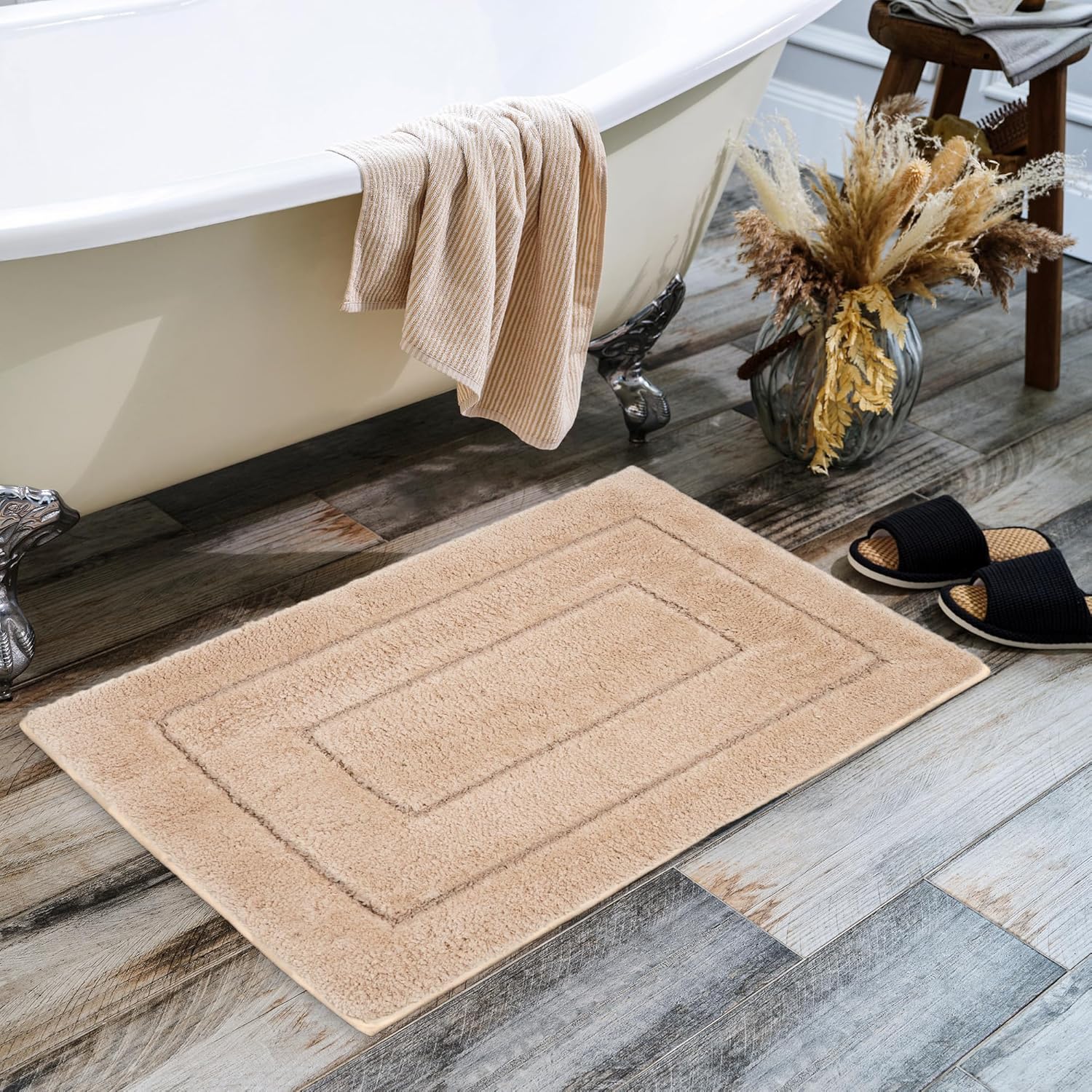 Alfombras de baño antideslizantes - Alfombrillas de ducha de microfibra ultra absorbentes lavables a máquina - Imagen 79 de 287