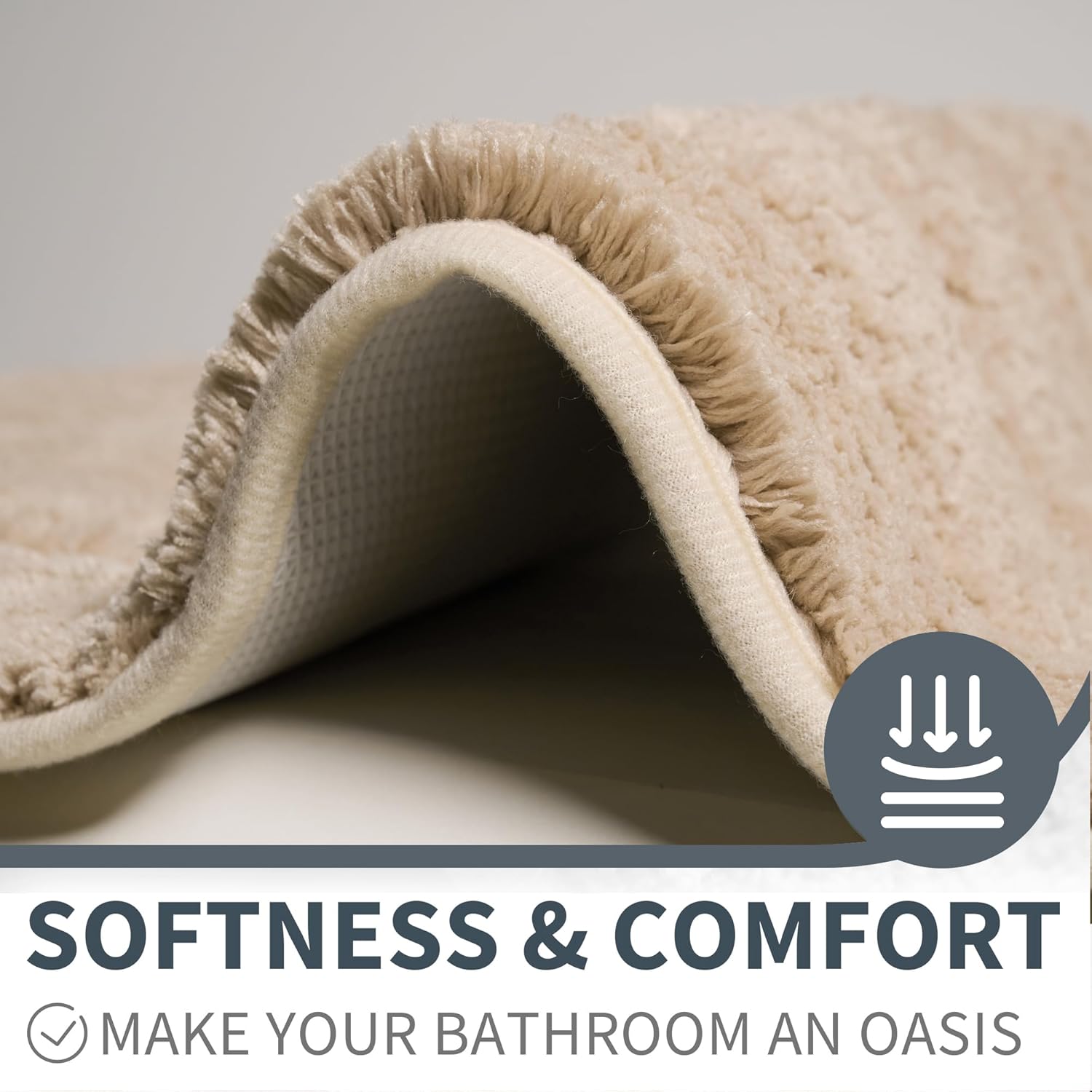 Alfombras de baño antideslizantes - Alfombrillas de ducha de microfibra ultra absorbentes lavables a máquina - Imagen 85 de 287