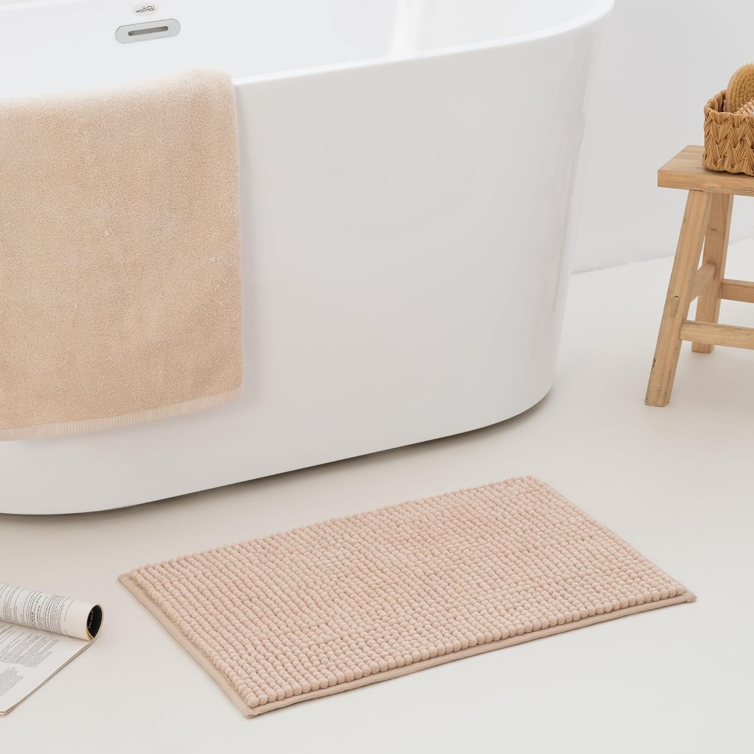 Alfombras de baño antideslizantes - Alfombrillas de ducha de microfibra ultra absorbentes lavables a máquina - Imagen 98 de 287