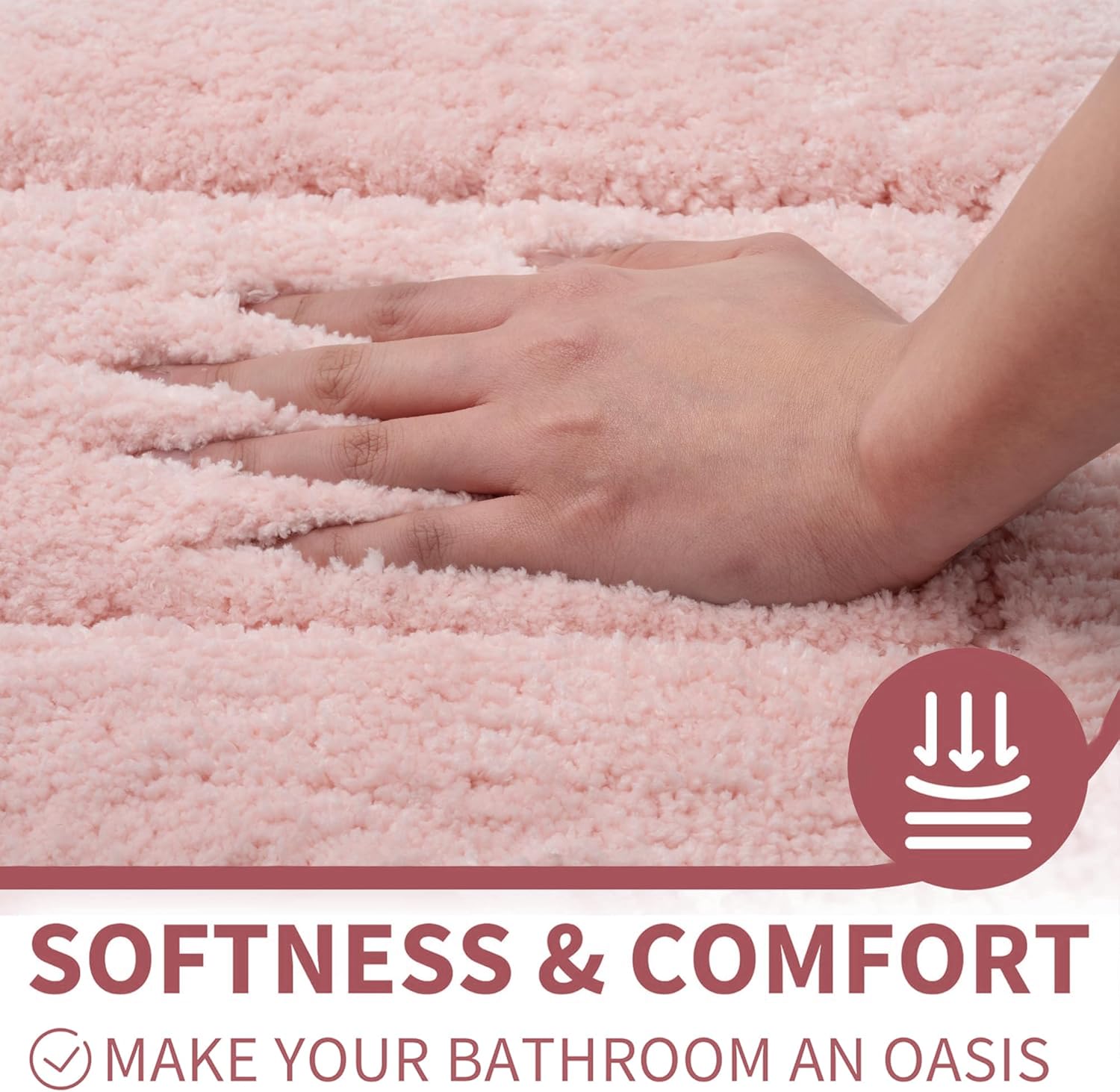 Alfombras de baño antideslizantes - Alfombrillas de ducha de microfibra ultra absorbentes lavables a máquina - Imagen 103 de 287